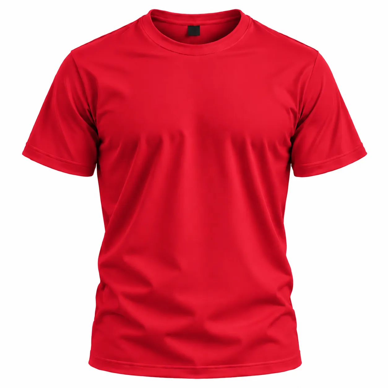Custom T-Shirt Design with Bright Red Color