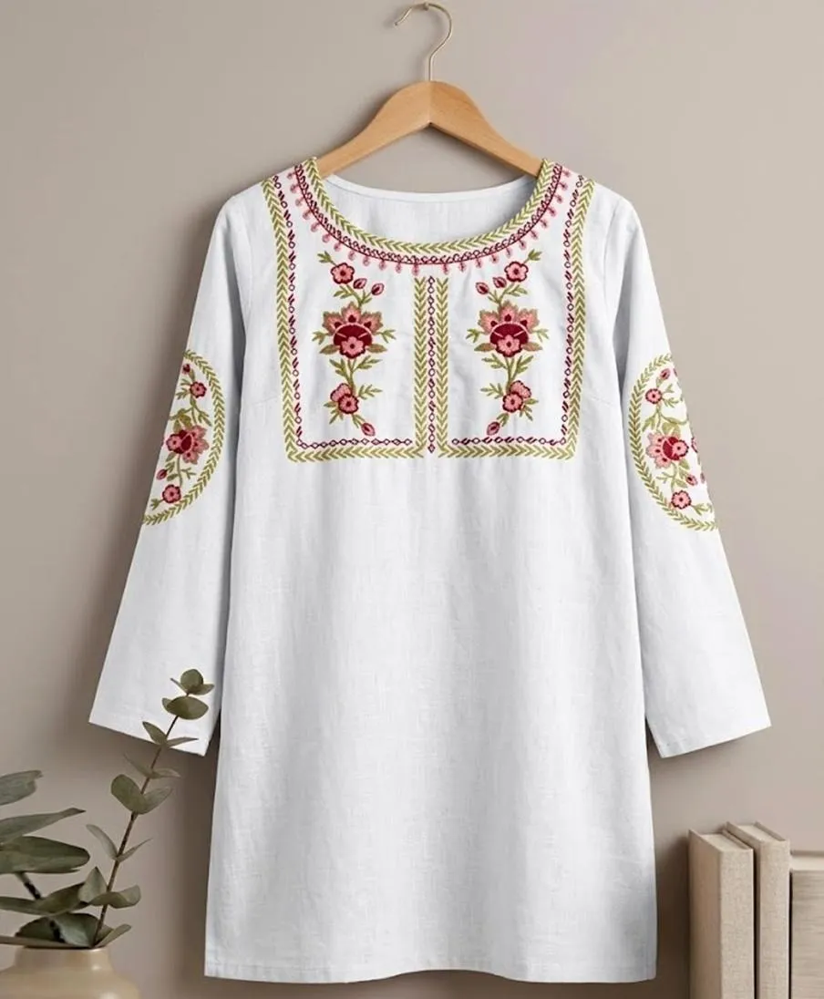 Cotton Lawn Kurti - Style 09