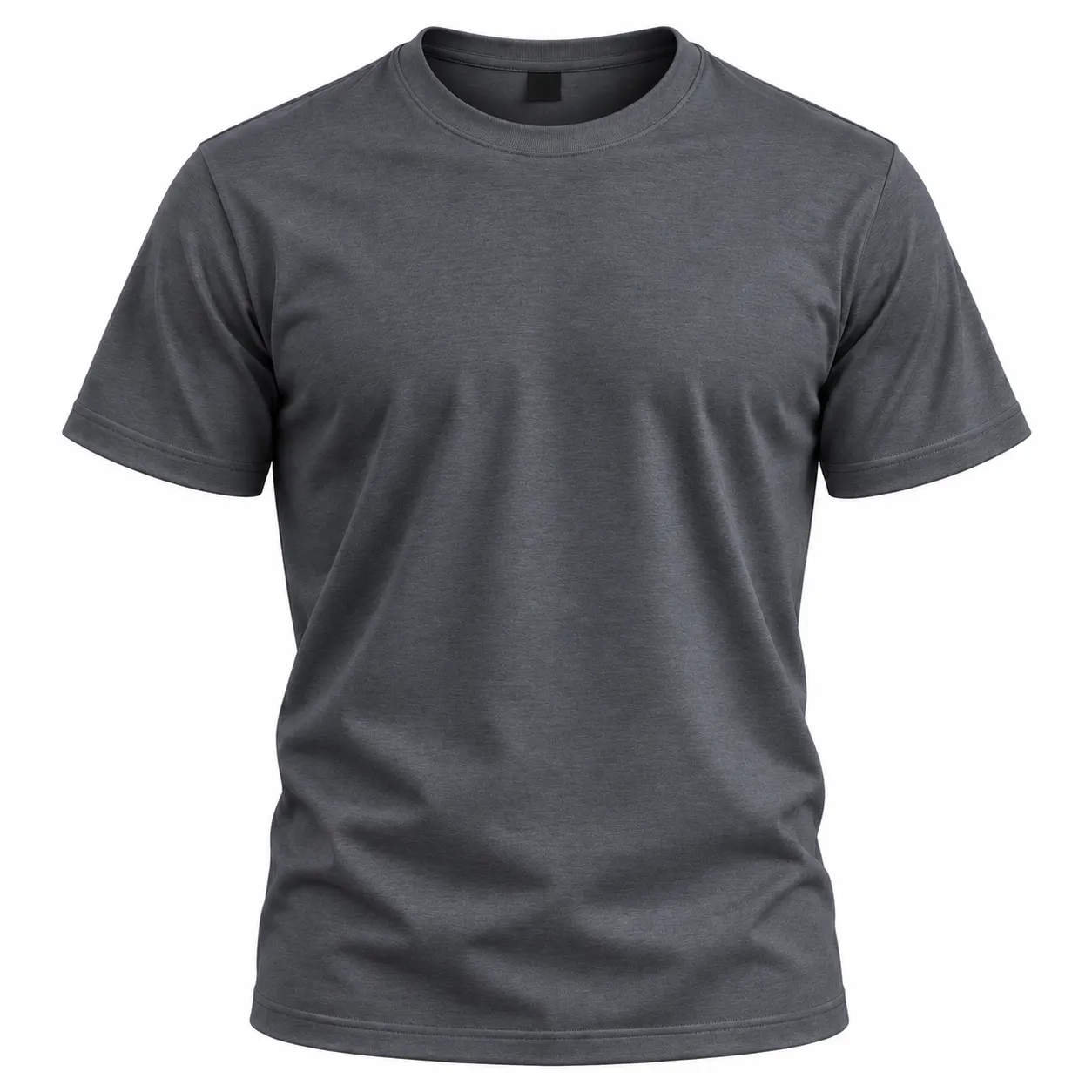 Custom T-Shirt Design with Heather Charcoal / Dark Grey Color