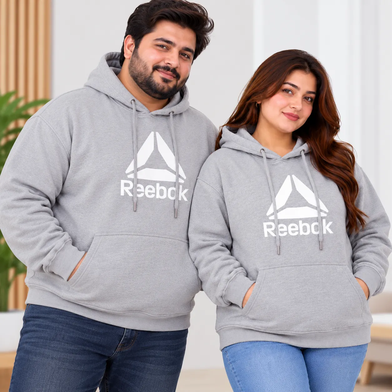 Light Gray Export Quality Fleece Unisex Hoodie