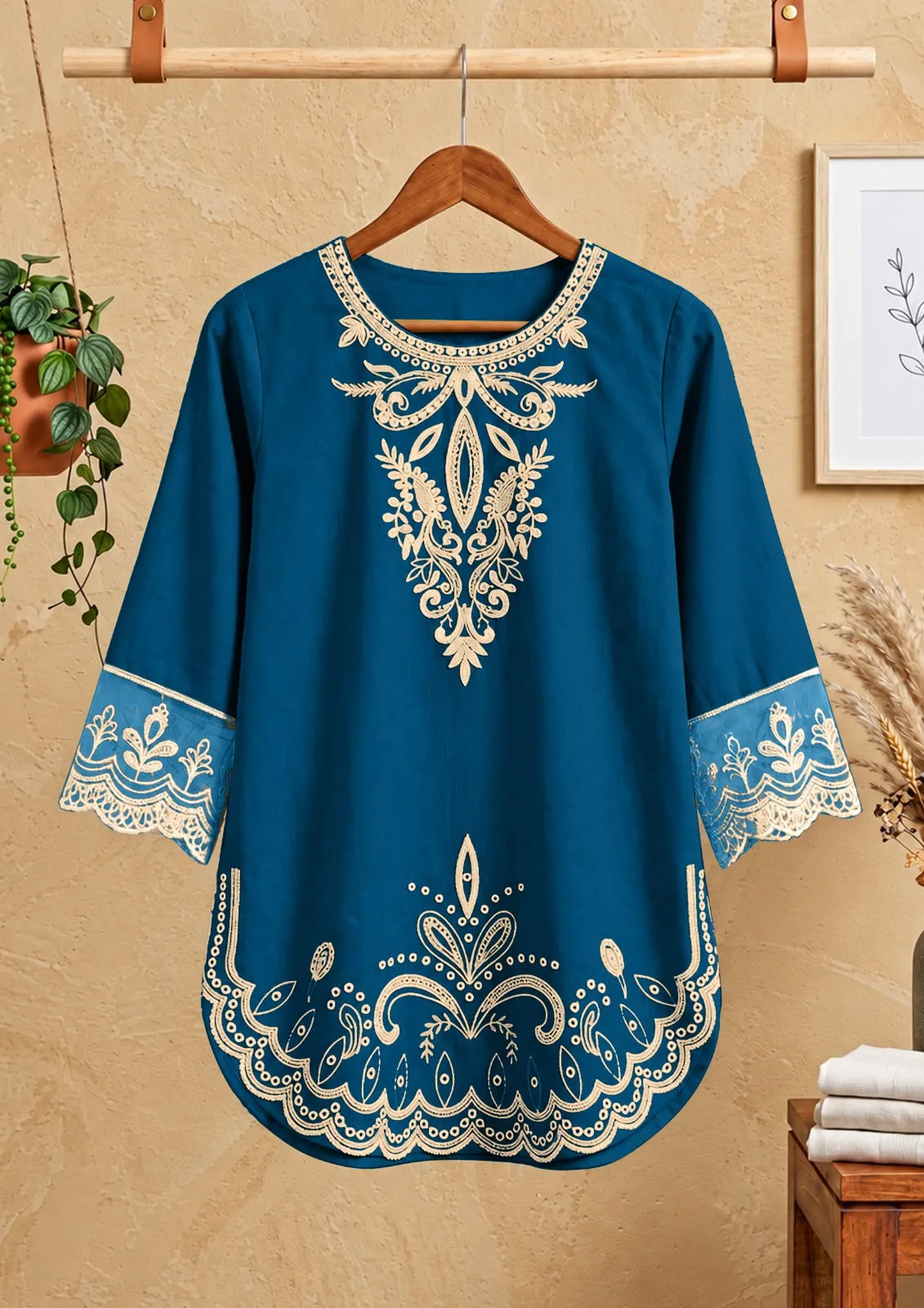 Cotton Lawn Kurti - Style 15
